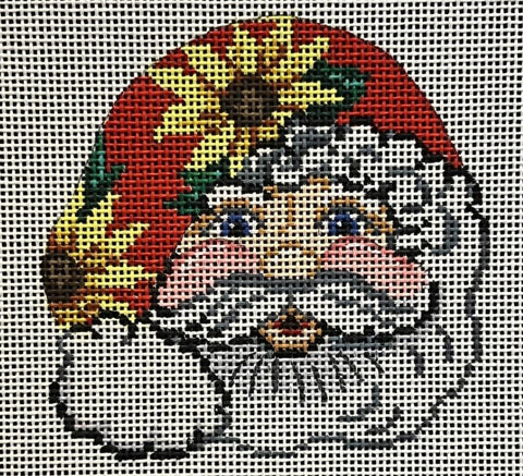 Santa Face w/Sunflower Hat - 18M  (Patti Mann)