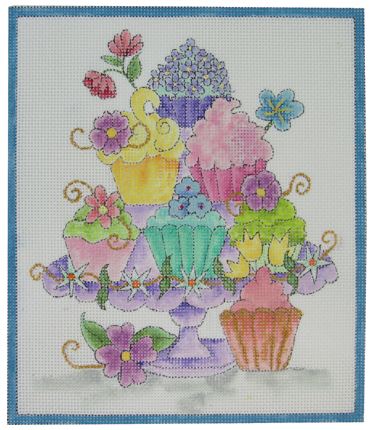 Cupcake Flower Tower