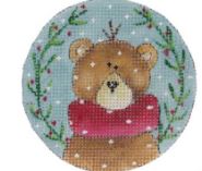 Little Bear w/Wreath