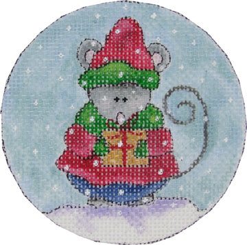 Christmas Mouse w/Present
