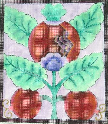 Pomegranate Woodblock - Revisited A