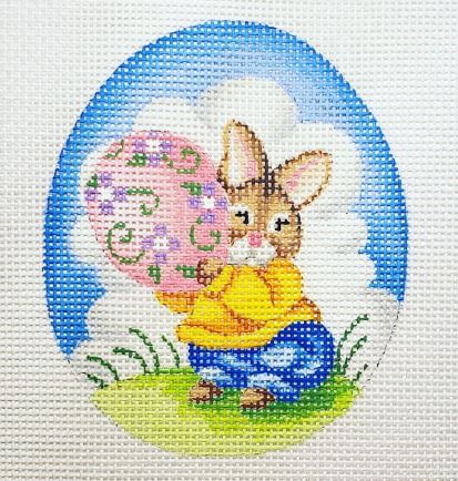 Rabbit Holding Egg