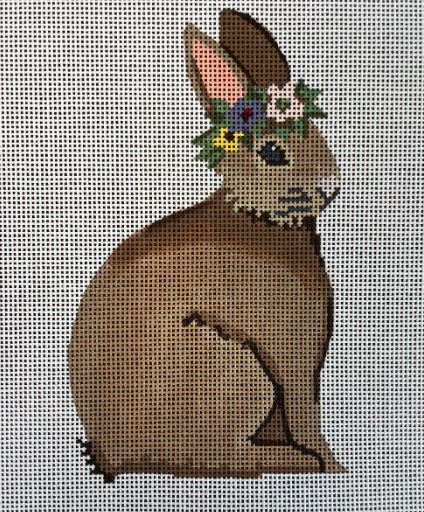 Standing Bunny w/Wreath 