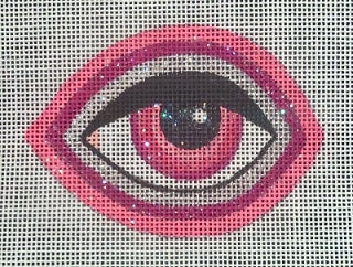 Pink Eye Brooch/Ornament