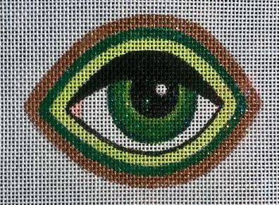 Green Eye Brooch/Ornament