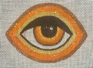 Orange Eye Brooch/Ornament