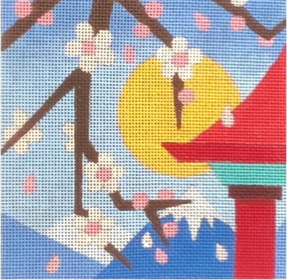 Cherry Blossom Landscape 