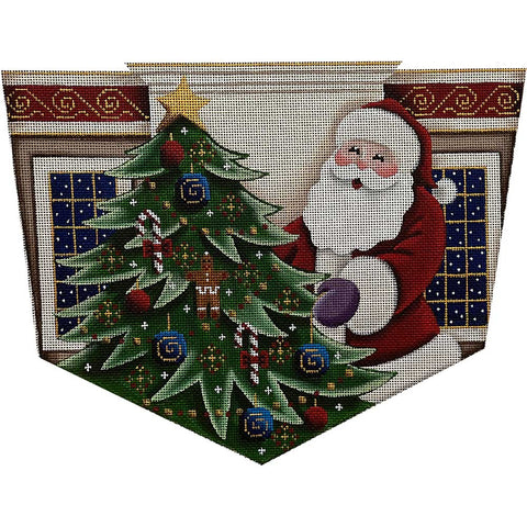 Decorating the Tree Stocking Cuff - 18M (Rebecca Wood)
