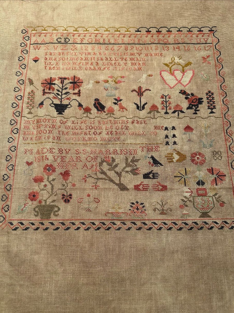 SS Harris, Heart in Hand Sampler (Cross Stitch Antiques)