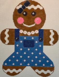 Giant Gingerbread Girl - Blue (Rachel Donley)