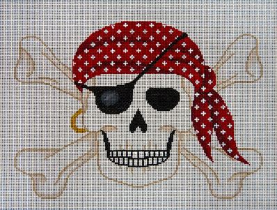 Large Pirate Skull and Cross Bones