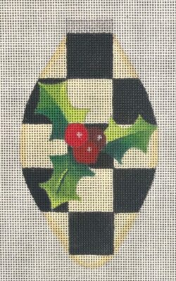 Checked Ornament 1