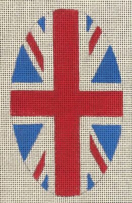 Union Jack Oval Ornament
