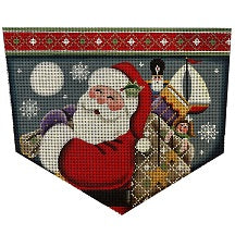 Santas Bag Stocking Cuff 13M