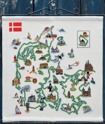 Denmark Map (Permin)