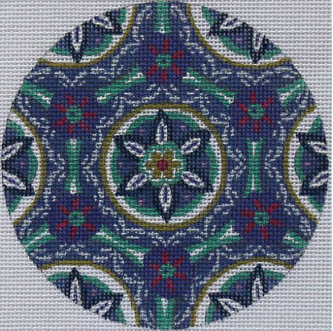 Medallion Blue Round