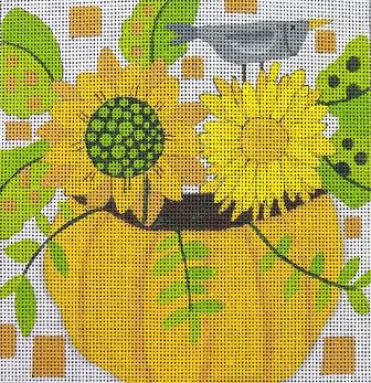 Pumpkin w/Flowers
