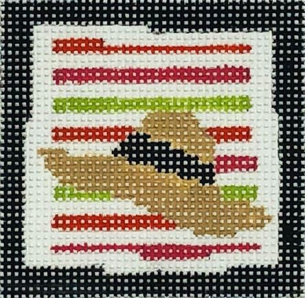 Straw Hat Multi Stripes