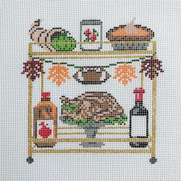 Thanksgiving Bar Cart
