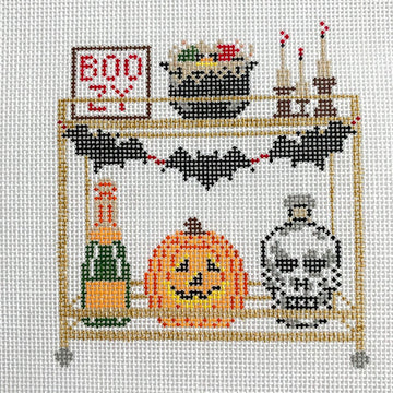 Halloween Bar Cart