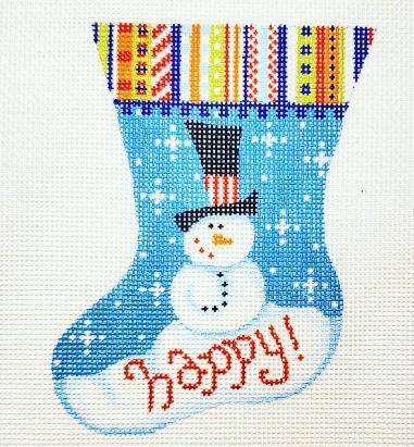 Happy Snowman Stocking
