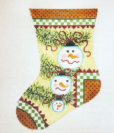 Snowman Family Stocking