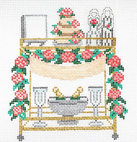 Wedding Bar Cart - 2 Brides in Dresses