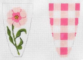 Scissor Case - Pink/Gingham Flower