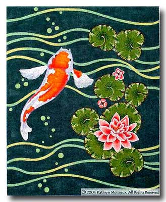 Koi Bolster Pillow