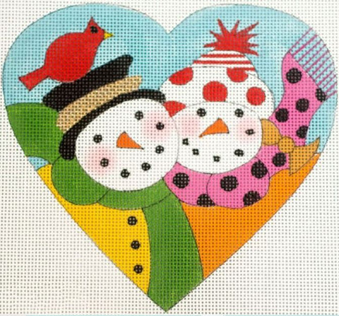 Snow Couple Heart w/SG