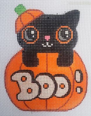 Cat in Pumpkin