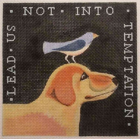 Lead Us Not Yellow Lab