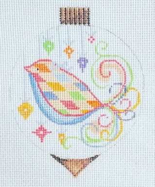 Pastel Bird Ornament