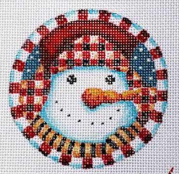 Papa Snowman Round