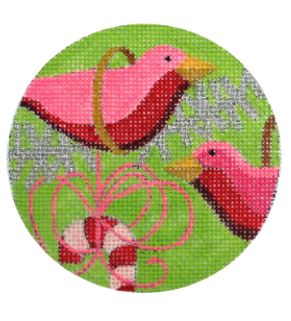 Pink Birds Ornament