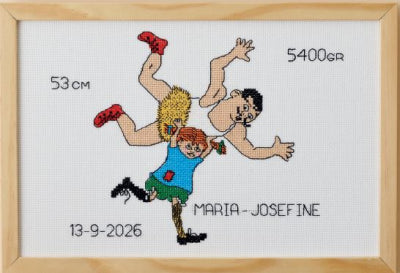 Pippi and a Strong Man (Permin)