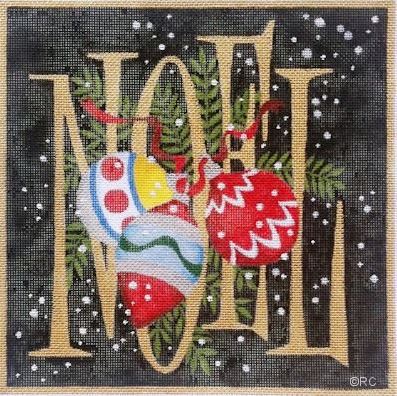 Black Noel Ornaments