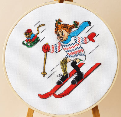 Pippi On Skis (Permin)