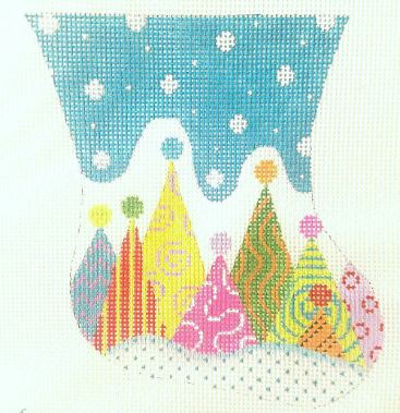 Rainbow Forest Stocking