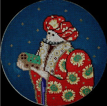 Faberge Nativity - Green Wiseman