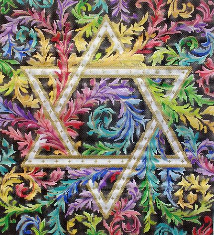 Illustrated Star of David 