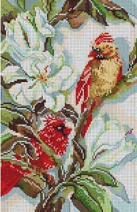 Cardinals and Magnolias