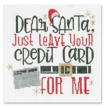 Dear Santa, just leave your credit card for me