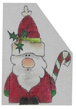 Santa Gnome w/Candy Cane