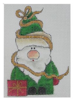 Santa Gnome w/Ribbons