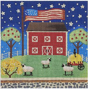 Patriotic Barn 