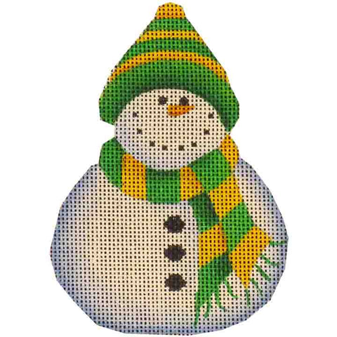 Green Cap Snowman