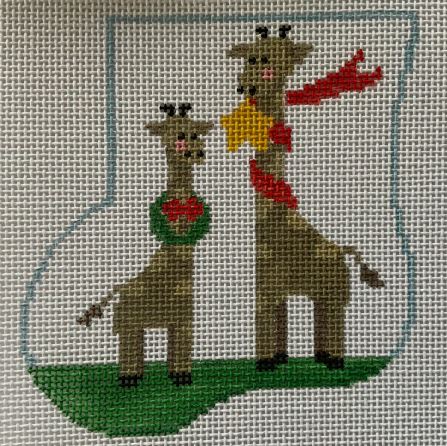 Two Giraffes w/Giraffe Insert