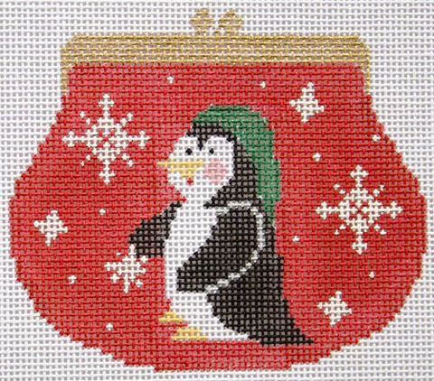 Penguin Purse Ornament w/Stitch Guide