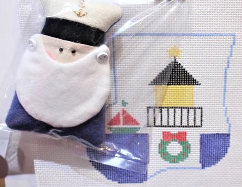 Lighthouse w/Sea Captain Mini Sock